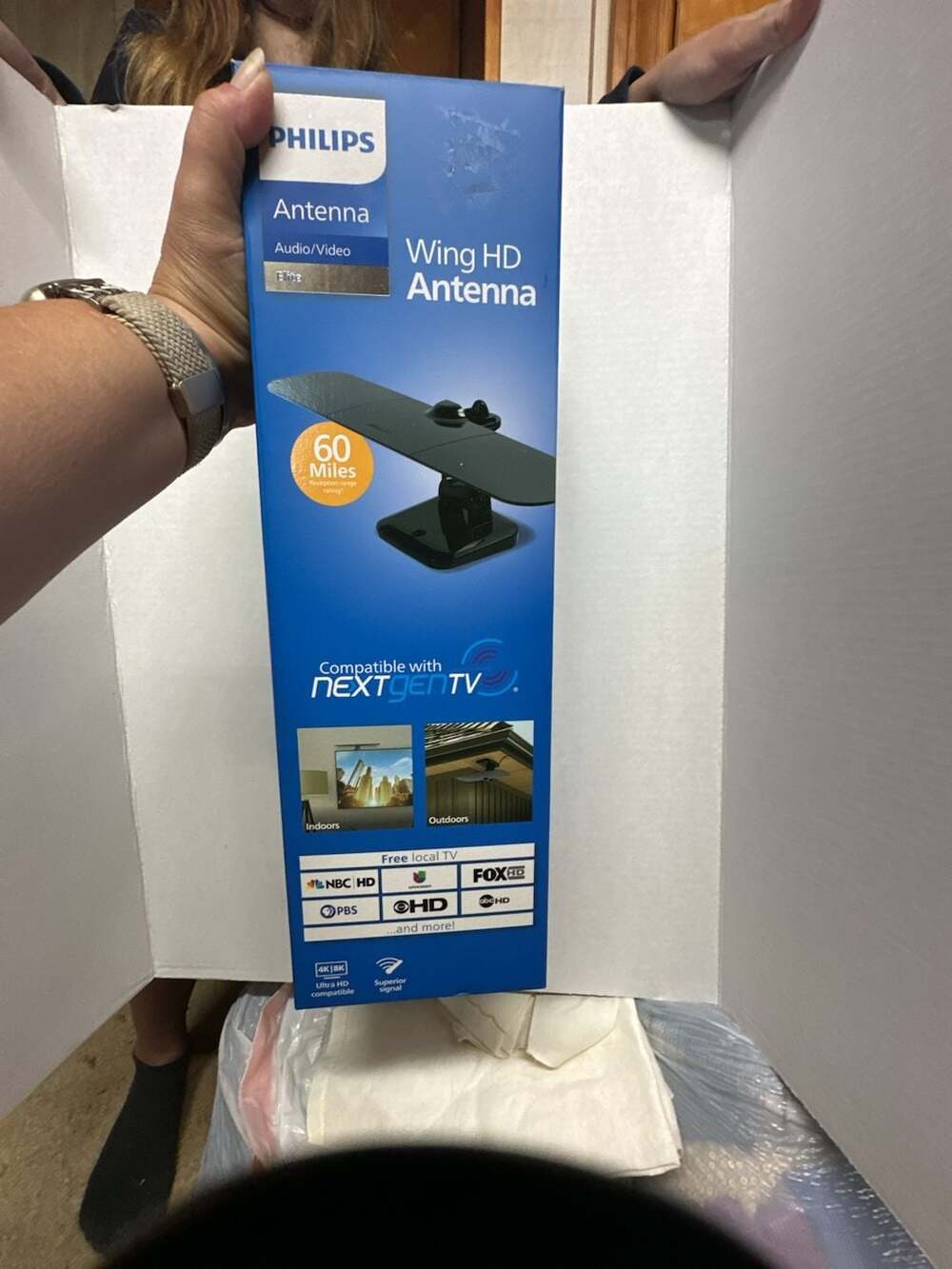 Philips Elite Wing HD Antenna 60 Mile Range SDV8412B/27